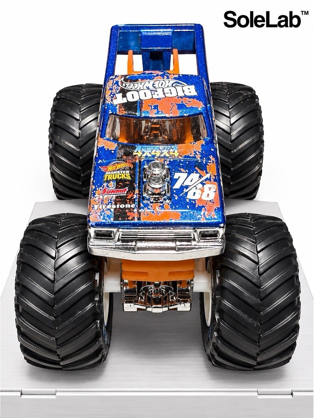 Hot Wheels Monster Jam BIGFOOT 74/68 Blue Orange 1:64 Diecast Monster Truck